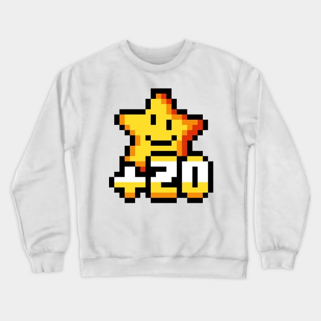 +20 Stars Sprite Crewneck Sweatshirt by SpriteGuy95